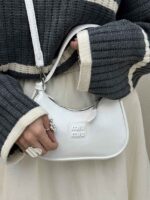 کیف هلالی MIU MIU کد 280427 - تصویر 11