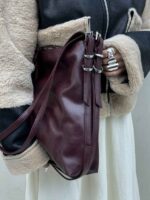 کیف چرم بنددار کد 280419 - تصویر 5