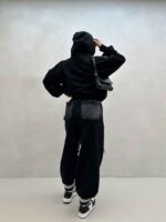 ست هودی و شلوار ALONE کد 160676 - تصویر 5