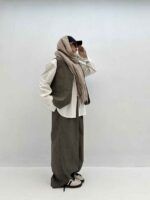 ست کت و شلوار دیپلمات بلند کد 160684 - تصویر 2