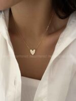 گردنبند قلب کد 310343 - تصویر 4