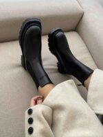 نیم بوت زیپدار بغل کش 140792 - تصویر 2