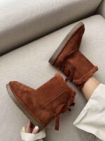 UGG بلند پشت پاپیونی کد 140809 - تصویر 2