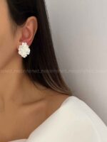 گوشواره مرواریدی کد 310358 - تصویر 7