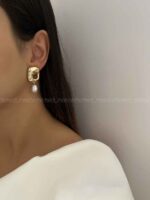گوشواره مرواریدی کد 310358 - تصویر 8