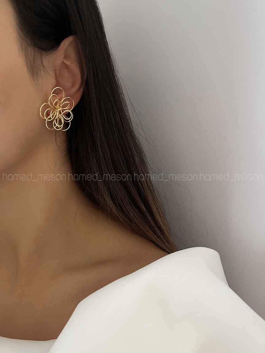 IEYV7102 گوشواره FLOWER کد 310356 - تصویر 1