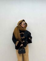 کت یقه تدی کد 200746 - تصویر 3