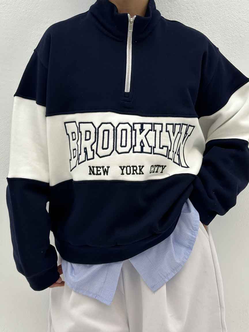 IMG_9414 دورس نیم زیپ BROOKLYN کد 200762 - تصویر 1