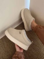 نیم بوت UGG ساده کد 140820 - تصویر 9