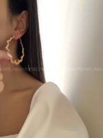 گوشواره طرحدار کد 310369 - تصویر 7