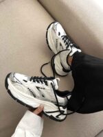 کتونی لژ پهن BALENCIAGA کد 140746 - تصویر 2