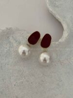 گوشواره طرحدار کد 310387 - تصویر 2
