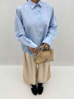 شومیز نواردار کد 120306 - تصویر 8