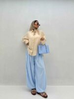 شومیز نواردار کد 120306