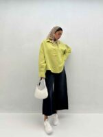 شومیز نواردار کد 120306 - تصویر 15