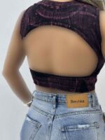کراپ حلقه ای MIU MIU کد 180456 - تصویر 5