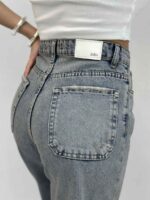 شلوار جین CROP BAG کد 101687 - تصویر 4