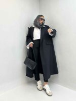کت بلند 4 دکمه کد 120325 - تصویر 11