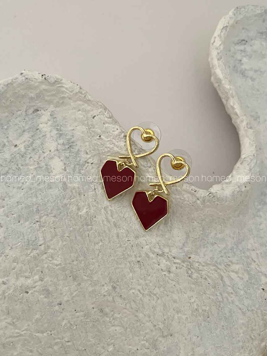OFHC3963 گوشواره HEART کد 310385 - تصویر 1