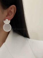 گوشواره SILVER FLORA کد 310427 - تصویر 7