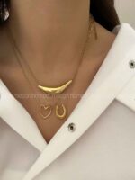 گردنبند هلالی کد 310423 - تصویر 5