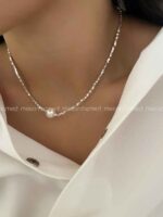 گردنبند تراش مروارید کد 310136