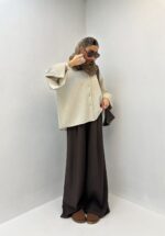 شومیز لینن نچرال کد 220492 - تصویر 15