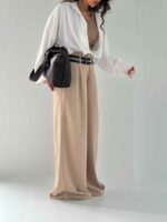 شلوار گاباردین کمردوبل کد 101735 - تصویر 3