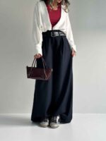 شلوار گاباردین کمردوبل کد 101735 - تصویر 10