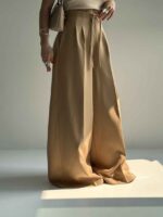 شلوار پارچه ای کمر پیله کد 101738