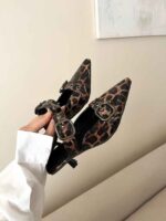 کفش پاشنه بلند سگک دارکد 140981 - تصویر 6