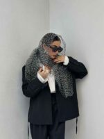 شال حریر طرحدار کد 310411 - تصویر 12