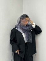 شال حریر طرحدار کد 310411 - تصویر 18