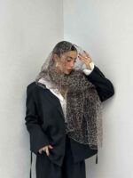 شال حریر طرحدار کد 310411 - تصویر 20