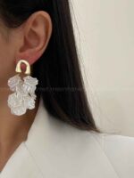 گوشواره GOLDEN FLOWERS کد 310428 - تصویر 12