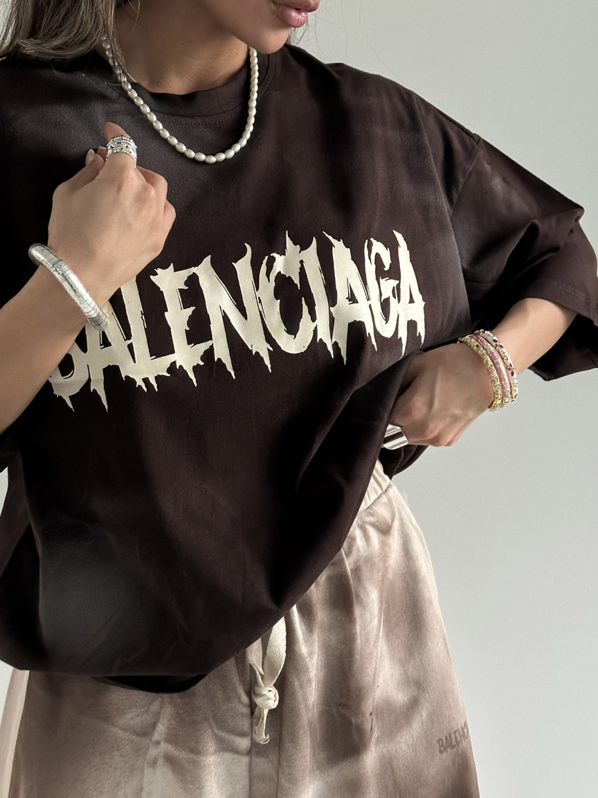 IMG_4747 ست تیشرت و شلوار BALENCIAGA کد 160737 - تصویر 1