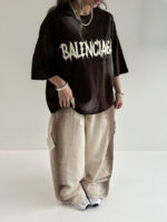 ست تیشرت و شلوار BALENCIAGA کد 160737 - تصویر 3