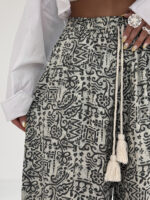 شلوار طرحدار فول بگ کد 101858 - تصویر 2
