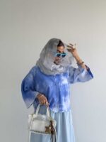 شومیز آبرنگی زیوا کد 220561 - تصویر 16