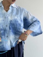شومیز آبرنگی زیوا کد 220561 - تصویر 7