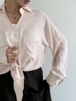 شومیز تک جیب صونا کد 220562 - تصویر 24