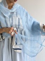 شال ابریشمی راه راه کد 310529 - تصویر 4