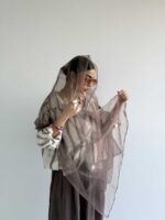 شال ابریشمی راه راه کد 310529 - تصویر 5