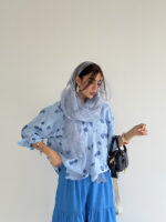 شومیز FLOWER کد 220568 - تصویر 2