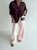 شومیز PERRY نواردار کد 220577 - تصویر 3