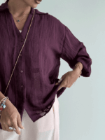 شومیز PERRY نواردار کد 220577 - تصویر 4