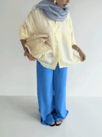شومیز PERRY نواردار کد 220577 - تصویر 13