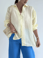 شومیز PERRY نواردار کد 220577 - تصویر 14