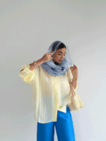 شومیز PERRY نواردار کد 220577 - تصویر 16
