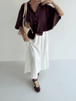 شومیز PERRY آستین کیمانو کد 220578 - تصویر 6